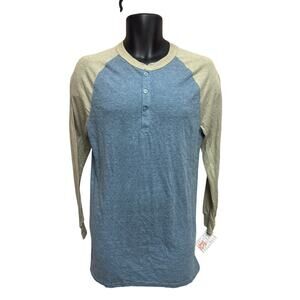 Lularoe Mark Henley Shirt Mens Size XS - Blue New